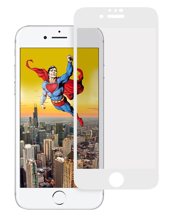 Защитное стекло для iPhone 7/8 3D Mipow White